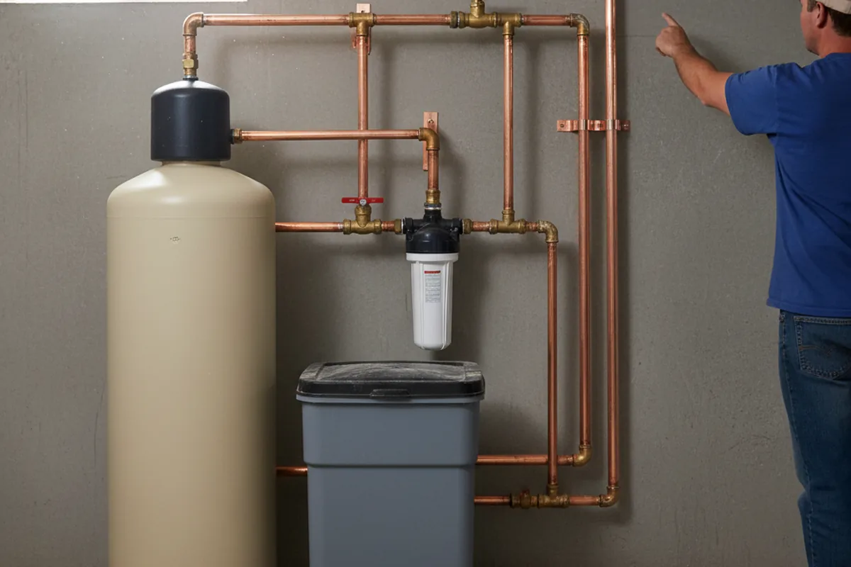 Whole-house water treatment system installed in Belen